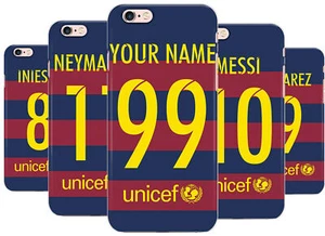 Personalisierte Handyhülle Fußball Messi Suarez Stil passt Apple iPhone - Bild 1 von 11