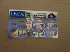 SPHL Richmond Renegades Vintage 2007-2008 Team Logo Hockey Magnet Schedule