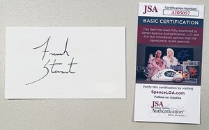 French Stewart Signed Autographed 3x5 Card JSA Certified 3rd Rock From The Sun