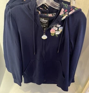 Disney Designer Showcase UK ALICE IN WONDERLAND HOODIE JACKET L XL XXL Ashley E - Picture 1 of 5