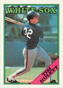 1988 Topps Baseball Tim Hulett Chicago White Sox #158 - Picture 1 of 2