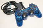 Official Sony PlayStation 2 DualShock 2 Ocean/Clear Blue Controller. Used.