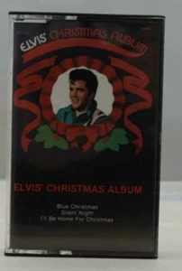 ELVIS' Christmas Album (1985) Blue, Silent Night, I'll Be Vintage Cassette Tape - Picture 1 of 4