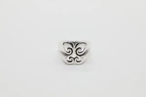 James Avery Retired Sterling Silver Open Spring Butterfly Ring Size 6 - Picture 1 of 8