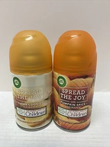 Air Wick 6.17 Oz (2-PACK) Spread The Joy Series Pumpkin Spice & Sugar Cookies - Picture 1 of 4