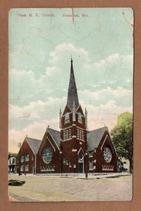 Park ME Church Hannibal Missouri 1914 DB Postcard - Picture 1 of 2