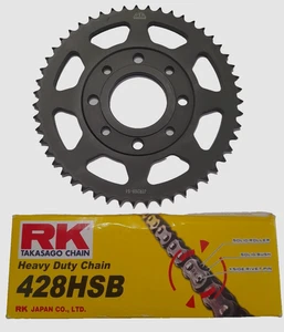 Bullit Bluroc Hero 50cc Chain & Sprocket Kit - Genuine Parts - Picture 1 of 7
