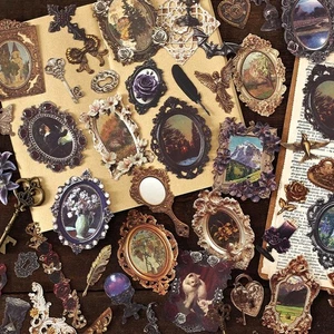 20Pcs Vintage Baroque Paper Stickers Junk Journal Album Scrapbooking Collage Art - Picture 1 of 11