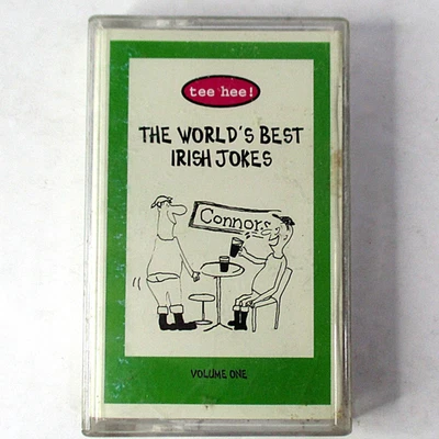 The World's Best Irish Jokes Vol 1 (Audio Cassette, 1999 Tee Hee Ltd) Tested - Image 1 of 4