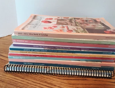 Лот из 11 идейных книг и каталогов Stampin' Up - Изображение 1 из 4