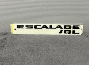 GM OEM 2026 Escalade IQL raised gloss black liftgate nameplate - Picture 1 of 4