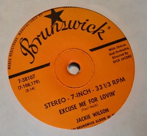 JUKEBOX EP Jackie Wilson Brunswick 7-38107 Excuse Me for Lovin  - Picture 1 of 1