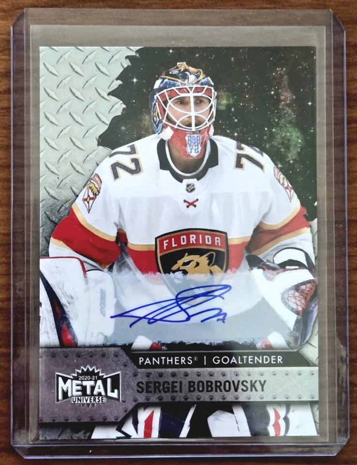 2020-21 Metal Universe Silver Autographs Sergei Bobrovsky Auto Florida Panthers - Image 1 of 1
