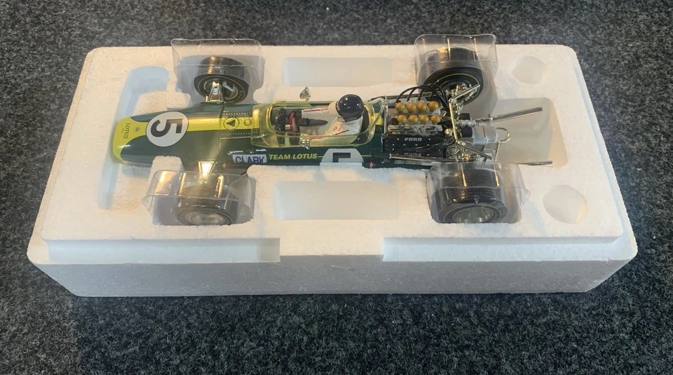 QUARTZO #Q9001 LOTUS 49 JIMMY CLARK #5 BRITISH G.P. 1967 NOS - Image 1 of 4