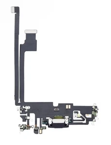 OEM Charging Port Charger Dock Mic Flex Cable for iPhone 12 Pro Max Black - Picture 1 of 3