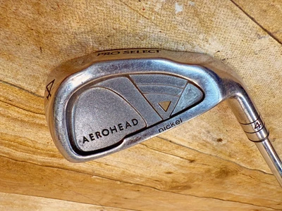 PRO SELECT AEROHEAD NICKEL 4 IRON REGULAR FLEX STEEL SHAFT 38.5" ⛳GOOD / FAIR⛳ - Image 1 of 4