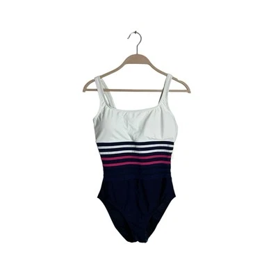 Nautica Deep Sea one piece blue white pink one piece swimsuit new - Image 1 of 3