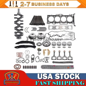 Fit HYUNDAI KIA 2.4L G4KJ Engine Rebuild Kits Crankshaft Con Rods Timing Kit US - Picture 1 of 12