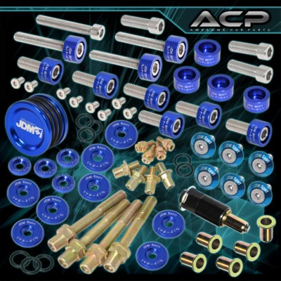 Serie B para tapa de leva Acura M6 transmisión guardabarros válvula arandela perno + sello de leva azul Foto 1 de 4