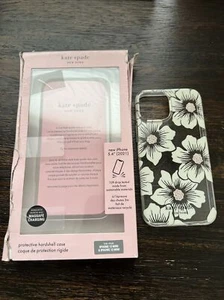 kate spade Protective Hardshell Case for iPhone 13 Mini/12 Mini Hollyhock USED! - Picture 1 of 6