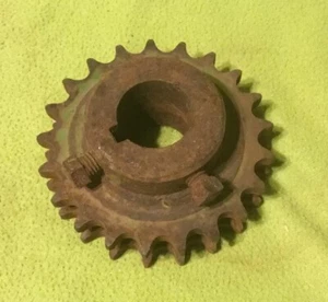 Vintage ~ Zahnrad ~ Rad ~ doppelt ~ Metall/Eisen ~ John Deere ? ~ Steampunk Art Sup. - Bild 1 von 10