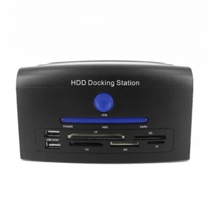 Disco Duro USB 3.0 SATA EE. UU. Disco de Acoplamiento Clon de Respaldo Doble Base Externo Negro - Imagen 1 de 10