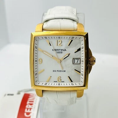 Certina DS Podium Women's 32mm Steel Sapphire Crystal Square Watch C001310A - Image 1 of 4