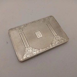 Art Nouveau Antique Austrian Silver 800 Cigarette Case Late 19th Century 154gr - Picture 1 of 12