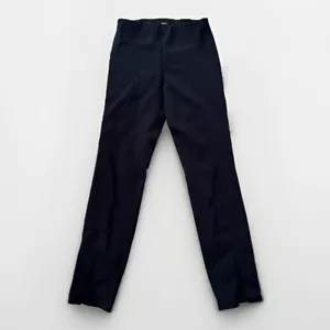 Pantalone leggings elasticizzato Theory nero taglia P XS orlo a spacco business casual - Foto 1 di 6