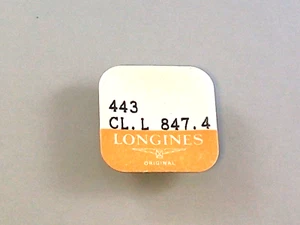 Longines Cal. 847.4 Ref. 443 tiretto con vite pezzo di ricambio nuovo sigillato - Imagen 1 de 2