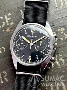 Serviced & very rare - 1980 Newmark 'Fab 4' 6BB RAF issue chronograph - Picture 1 of 21