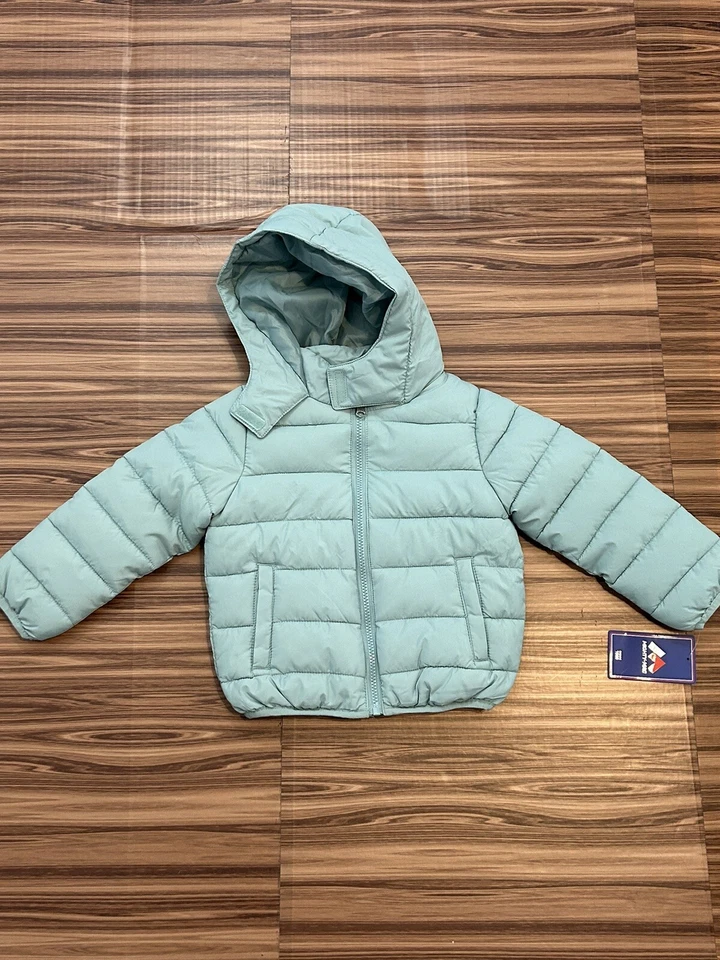 NWT  Mighty Mac Green Jacket Coat Puffer Coat sz 3T - Image 1 of 4