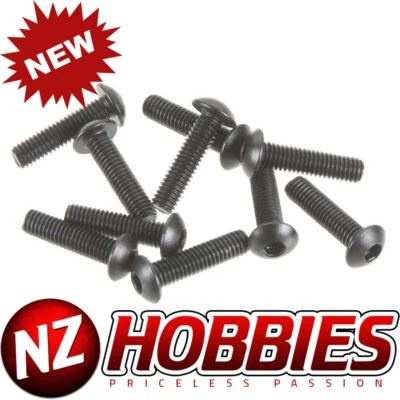 AXIAL AXIC0116 Hex Socket Button Head M3x12mm Black (10) : 1/18 Capra UTB18 - Image 1 of 2