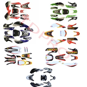 Decal Stickers Graphics Kit for Kawasaki KLX110 KX65 02-18 DRZ110 RM65 Suzuki - Picture 1 of 12