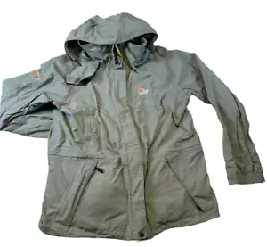 Women's Lowe Alpine Triple Point Mica Mountain Ski Parka Jacket Size Med beige - Picture 1 of 17