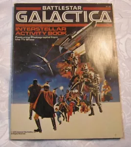 Libro de actividades interestelares Battlestar Galactica años 70 de colección ciencia ficción - Imagen 1 de 5