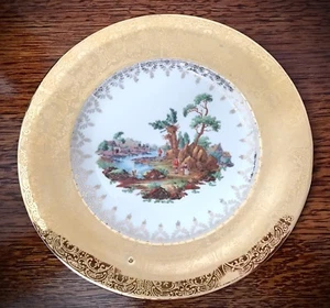 Sammelteller 22 Karat Garantiert Edgewood China - 9 3/4" Durchmesser (3) - Bild 1 von 5