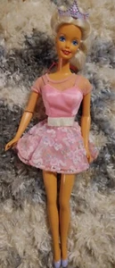 EUC My First Tea Party Barbie Doll 1995 Mattel Vintage Crown added. Painted shoe - Picture 1 of 9