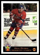 1994-95 Classic Pro Hockey Prospects OLEG PETROV #177 Fredericton Canadiens