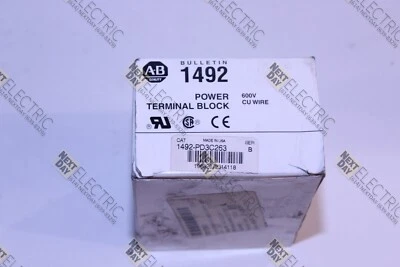 Allen Bradley, 1492-PD3C263, Power Terminal Block 600v Distribution Wiring - Image 1 of 3