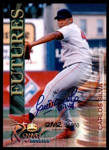2000 Royal Rookies Futures Autographs Carlos Silva Auto 2702/4950 #11