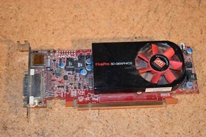 ATI AMD FirePro V3800 512 MB GDDR3 Low Profile DVI Display Port Graphics Card - Picture 1 of 14
