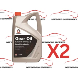X2 COMMA SX75W-90 GL-5 High Performance Gear Oil - 5 Litre - SX5L - Picture 1 of 1