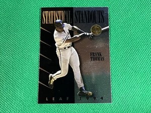 1994 Leaf Statistical Standouts #1 Frank Thomas Chicago White Sox