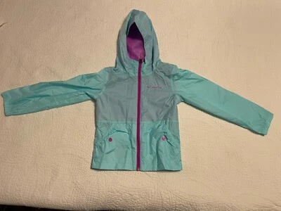 Parka de lluvia impermeable Aqua Columbia talla 6/6X - nunca usada Foto 1 de 4