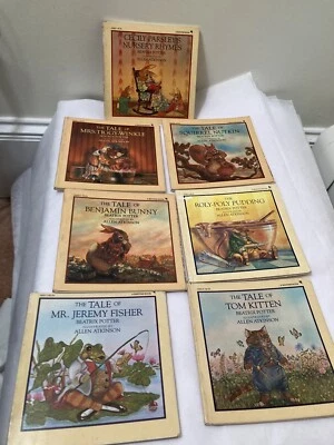 Beatrix Potter 1983 Bantam Collection Of 7 Illustrated By Alan Atkinson￼ - Image 1 of 4