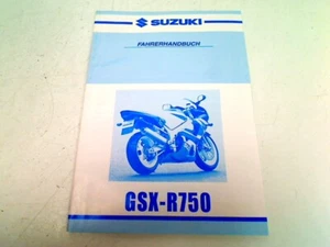 manual de instrucciones para SUZUKI GSX R 750 2000-2003 usado 133489 - Imagen 1 de 4