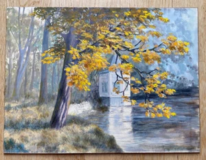 Wasserpark (beim Schloss ....?) ca. 1920. Format:30x40 cm. - Picture 1 of 4