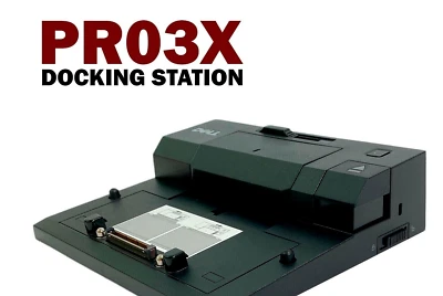 Dell Latitude E5440 E5430 E5530 E6330 E6430 E-Port Replicator Dock PR03X w/ CAT5 - Image 1 of 4