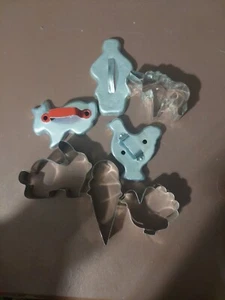 Metal Seasonal Cookie Cutter. Set Of 7. Christmas, Turkey. Rabbit - Picture 1 of 8